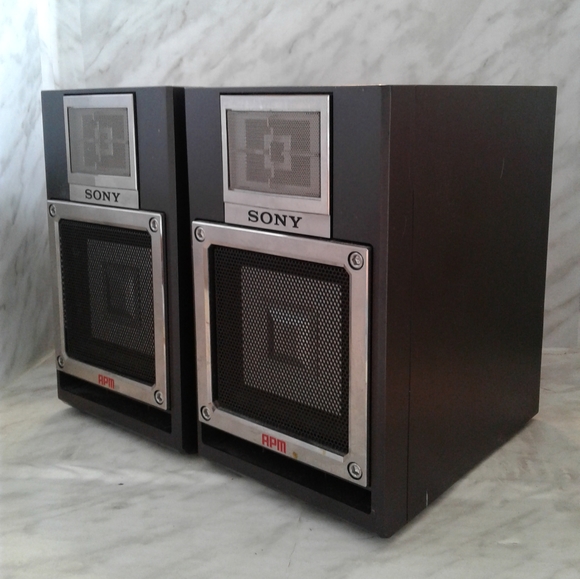 SONY APM Speakers for CFS-9000 Compact boombox stereo system good condition - Picture 2 of 6